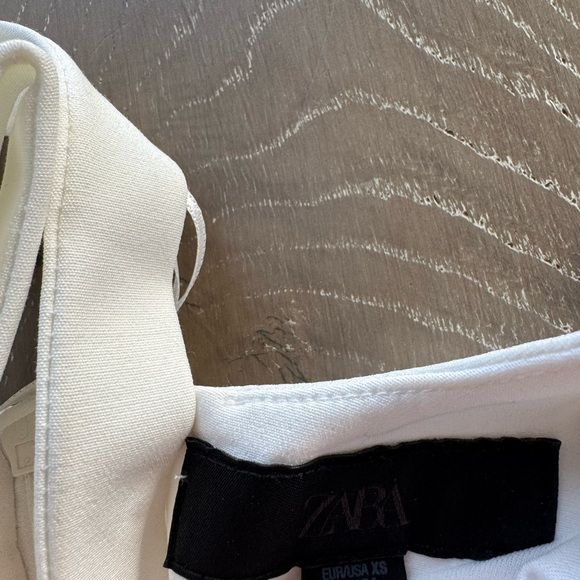 Zara White Tie-Strap Mini Dress - Picture 3 of 11